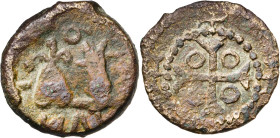 (s. XVI-XVII). Agramunt. Senyal. (Cru.L. 1010) (Cru.C.G. 3611). 1,54 g. MBC-.
