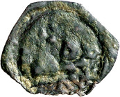 (s. XVI-XVII). Agramunt. Senyal incusa. (Cru.L. 1011) (Cru.C.G. 3612). Rara. 0,42 g. MBC-.