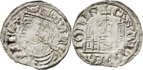 Sancho IV (1284-1295). Sevilla. Cornado. (AB. 301.2). 0,80 g. MBC.