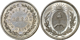 Argentina. Buenos Aires. 1822. 1 décimo. (KM. 1). CU. 6,74 g. EBC/EBC-.