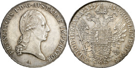 Austria. 1819. Francisco José I. A (Viena). 1 taler. (KM. 2162). Bella. AG. 28,02 g. EBC.