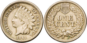 Estados Unidos. 1861. Filadelfia. 1 centavo. (KM. 90). CU. 4,58 g. MBC.