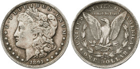 Estados Unidos. 1891. O (Nuevo Orleans). 1 dólar. (KM. 110). AG. 26,63 g. BC+.