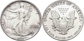 Estados Unidos. 1990. Filadelfia. 1 dólar. (KM. 273). AG. 31,31 g. S/C.