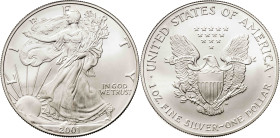 Estados Unidos. 2001. Filadelfia. 1 dólar. (KM. 273). AG. 31,17 g. S/C.