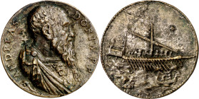 s/d (hacia 1545). Carlos I. Leone Leoni a Andrea Doria. (Álvarez Ossorio p. 164, nº 132) (Armand I p. 164, nº 8) (Kress 431) (V.Q. 13519). Grabador: L...