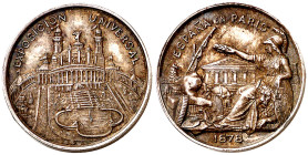 1878. Exposición Universal de París. Grabador: Sala. 3,15 g. Ø17 mm. EBC.