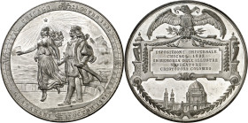 Estados Unidos. 1893. Chicago. Exposición mundial Colombina. Grabador: N. Fristrup, F. Schmaelfeld y V. Christesen. Bella. Ex Colección Valentín de Cé...