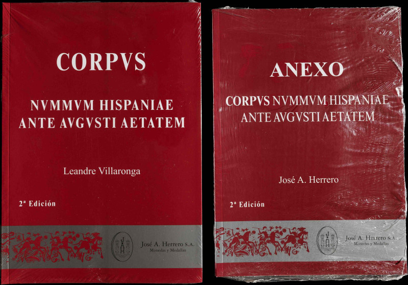 VILLARONGA, L.: "Corpvs Nvmmvm Hispaniae Ante Avgvsti Aetatem". 2 volúmenes, cat...