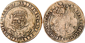 Antiguos Países Bajos. s/d (hacia 1500). Felipe el Hermoso. Nimega. Tesorería desconocida. Invocación a San Cristóbal. Jetón. (Dugniolle 737). El tall...