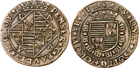 Antiguos Países Bajos. 1541. Brujas. Tesorería desconocida. A Philippe de Croÿ. Jetón. (Dugniolle 1471) (Van Mieris II tipo p. 395). Bello. Ex Jean El...