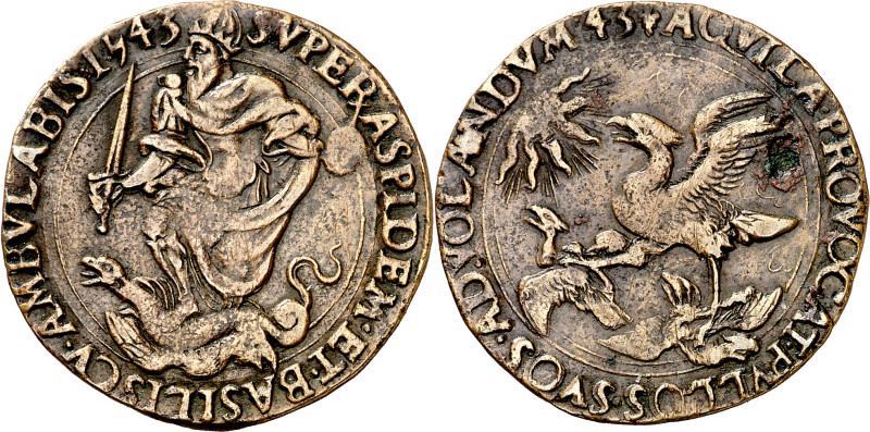 Antiguos Países Bajos. 1543. Carlos I. Brujas. Tesorería desconocida. Victorias ...