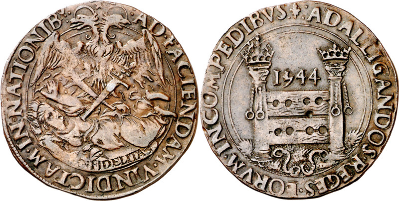 Antiguos Países Bajos. 1544. Carlos I. Brujas. Tesorería desconocida. Mantenimie...