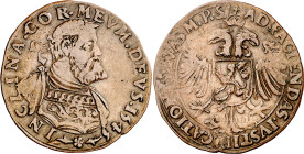 Antiguos Países Bajos. 1545. Carlos I. Dordrecht. Tesorería desconocida. Deseos de paz. Jetón. (Dugniolle 1606). Escaso. Cobre. 3,01 g. Ø28 mm. MBC....