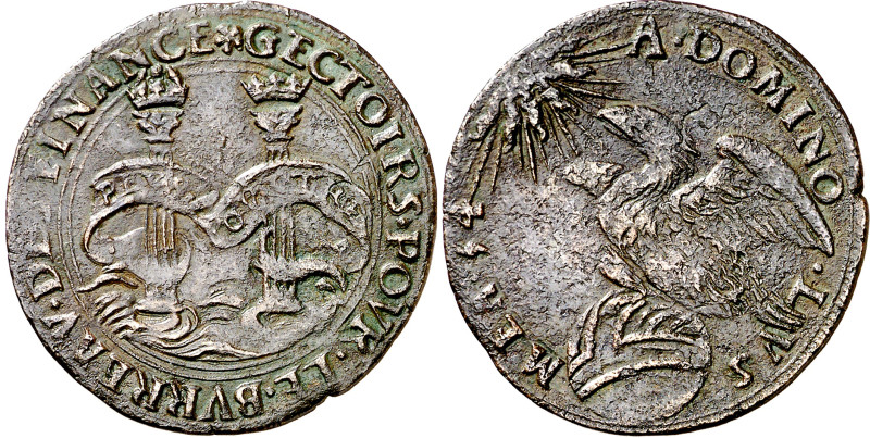 Antiguos Países Bajos. 1554. Carlos I. Dordrecht. Oficina Imperial de Finanzas. ...
