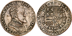Antiguos Países Bajos. 1559. Felipe II. Lille. Cámara de Cuentas. Jetón. (Dugniolle 2223) (Mitchiner 2353). Ex Jean Elsen & ses Fils 15/09/2007, nº 20...