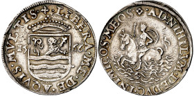 Antiguos Países Bajos. 1566. Felipe II. Nimega. Tesorería desconocida. Inundaciones en Zelanda. Jetón. (Dugniolle 2437) (Van Loon I p. 76) (Vanhoudt M...
