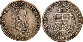 Antiguos Países Bajos. 1567. Felipe II. Nimega. Cámara de Cuentas de Güeldres. Jetón. (Dugniolle 2471). Ex Jean Elsen & ses Fils 2004. Cobre. 5,58 g. ...