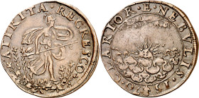 Antiguos Países Bajos. 1570. Felipe II. Amberes. Tesorería desconocida. Proclamación del perdón general. Jetón. (Dugniolle 2515) (Mitchiner 2387) (Van...