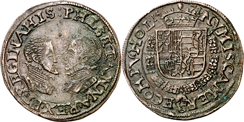 Antiguos Países Bajos. 1571. Felipe II. Cámara de Cuentas de Holanda. Felipe II ...
