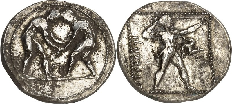 PAMPHYLIEN. 
STÄDTE. 
ASPENDOS (Balcesu). Stater (380/325 v.Chr.) 24/22mm 10,9...