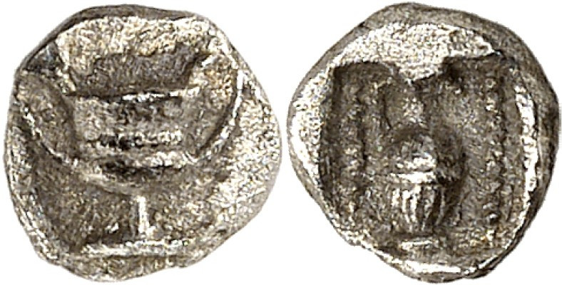 KILIKIEN. 
STÄDTE. 
NAGIDOS (bei Bozyazi). Hemiobol (420/380 v.Chr.) 6mm 0,29g...