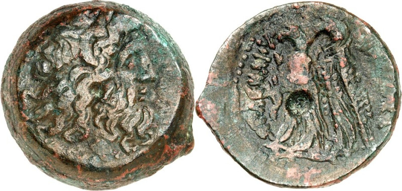 ÄGYPTEN. 
Ptolemaios VI. Philometor 180-145 v. Chr. AE-Drachme/120-er 29mm (180...