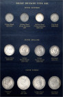 GROSSBRITANNIEN. Victoria 1837-1901. Type Set 1837-1901 Farthing - Florin im Whitman, soweit vollständige Typensammlung mit ausgewählten Erhaltungen, ...