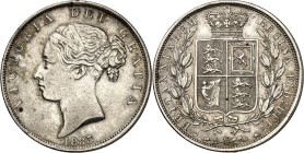 GROSSBRITANNIEN. Victoria 1837-1901. Halfcrown 1883. Sb.&nbsp; 3889. .