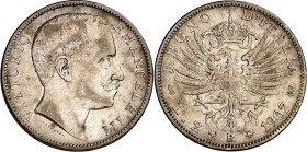 ITALIEN. KÖNIGREICH  ITALIEN. Vittorio Emanuele III. 1900-1946. 2 Lire 1907. KM&nbsp; 33. .