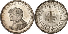 PORTUGAL. Carlos I. 1884-1908. 500,1000 Reis 1898 4.&nbsp;Centenario da descoberta da India. KM&nbsp; 538,539. .