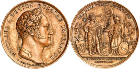 RUSSLAND. ZARENREICH. Nikolaus I. 1825-1855. Deutsche Medaille 1829 (v.&nbsp;Gube, b.&nbsp;Loos) a.&nbsp;d. Frieden von Adrianopel (Edirne), vom 2. (1...