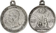 RUSSLAND. MEDAILLEN. Alexander II. 1855-1881. Medaille 1864 (v. N. Kozin/I. Tschukmasow) a.d. Emanzipation d. Bauern im Königreich Polen. Kopf d. Zare...