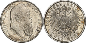 KAISERREICH. BAYERN, Königreich. 2&nbsp;Mark 1911 Luitpold. J. 48. .