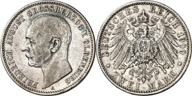 KAISERREICH. OLDENBURG, Großherzogtum. 2 Mark 1900 Friedrich August. J. 94. .