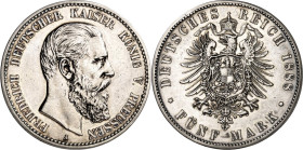 KAISERREICH. PREUSSEN, Königreich. 5 Mark 1888. J. 99. .