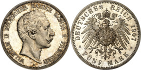 KAISERREICH. PREUSSEN, Königreich. 5 Mark 1907. J. 104. .
