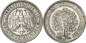 WEIMARER REPUBLIK. KURSMÜNZEN. 5 Reichsmark 1932A Eichbaum. J. 331. .