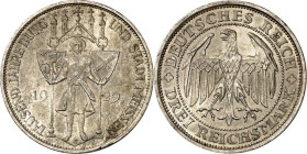 WEIMARER REPUBLIK. GEDENKMÜNZEN. 3 Reichsmark 1929E Meissen. J. 338. .