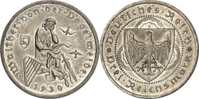 WEIMARER REPUBLIK. GEDENKMÜNZEN. 3 Reichsmark 1930A Vogelweide. J. 344. .