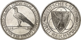 WEIMARER REPUBLIK. GEDENKMÜNZEN. 3&nbsp;Reichsmark 1930A Rheinstrom. J. 345. .