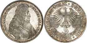 BUNDESREPUBLIK. GEDENKMÜNZEN in Ag   5 DM. 5 DM 1955G Markgraf v. Baden. J. 390. .