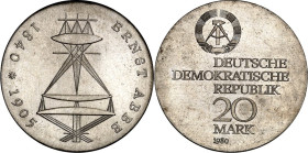 DDR. GEDENKMÜNZEN. 20 Mark 1980 Abbé. J. 1575. .