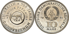 DDR. GEDENKMÜNZEN. 10 Mark 1981 Münze Berlin. J. 1582. .