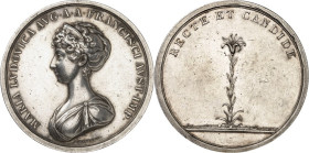 EUROPA. ÖSTERREICH. Franz II. (I.) 1792 (1806) -1835. Medaille o.J. (1808-11 Wien) ( v.Joh. N. Wirt) a.seine dritte Gemahlin Maria Ludovica Beatrix v....