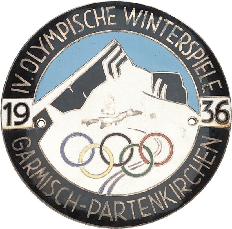 SPORT. 
OLYMPISCHE SPIELE. 
GARMISCH-PARTENKIRCHEN - 4. Winterspiele 1936. Abz...