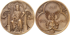 BILDHAUER und MEDAILLEURE des XIX. bis XXI. Jh.. DEUTSCHLAND vor    1945. GOETZ, Karl Xaver *1875 Augsburg +1950 München. Medaille 1905 Kaiser LUDWIG ...