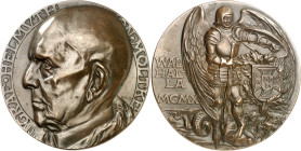 BILDHAUER und MEDAILLEURE des XIX. bis XXI. Jh.. DEUTSCHLAND vor    1945. GOETZ, Karl Xaver *1875 Augsburg +1950 München. Medaille 1910 Graf von Moltk...