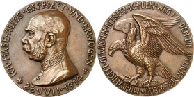 BILDHAUER und MEDAILLEURE des XIX. bis XXI. Jh.. DEUTSCHLAND vor    1945. GOETZ, Karl Xaver *1875 Augsburg +1950 München. Medaille 1914. Der Funke des...