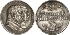 BILDHAUER und MEDAILLEURE des XIX. bis XXI. Jh.. DEUTSCHLAND vor    1945. GOETZ, Karl Xaver *1875 Augsburg +1950 München. Medaille 1931 60 Jahre Reich...